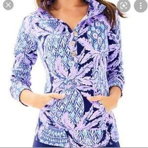 Lilly Pulitzer UPF 50+ Pop Over w/ button closure